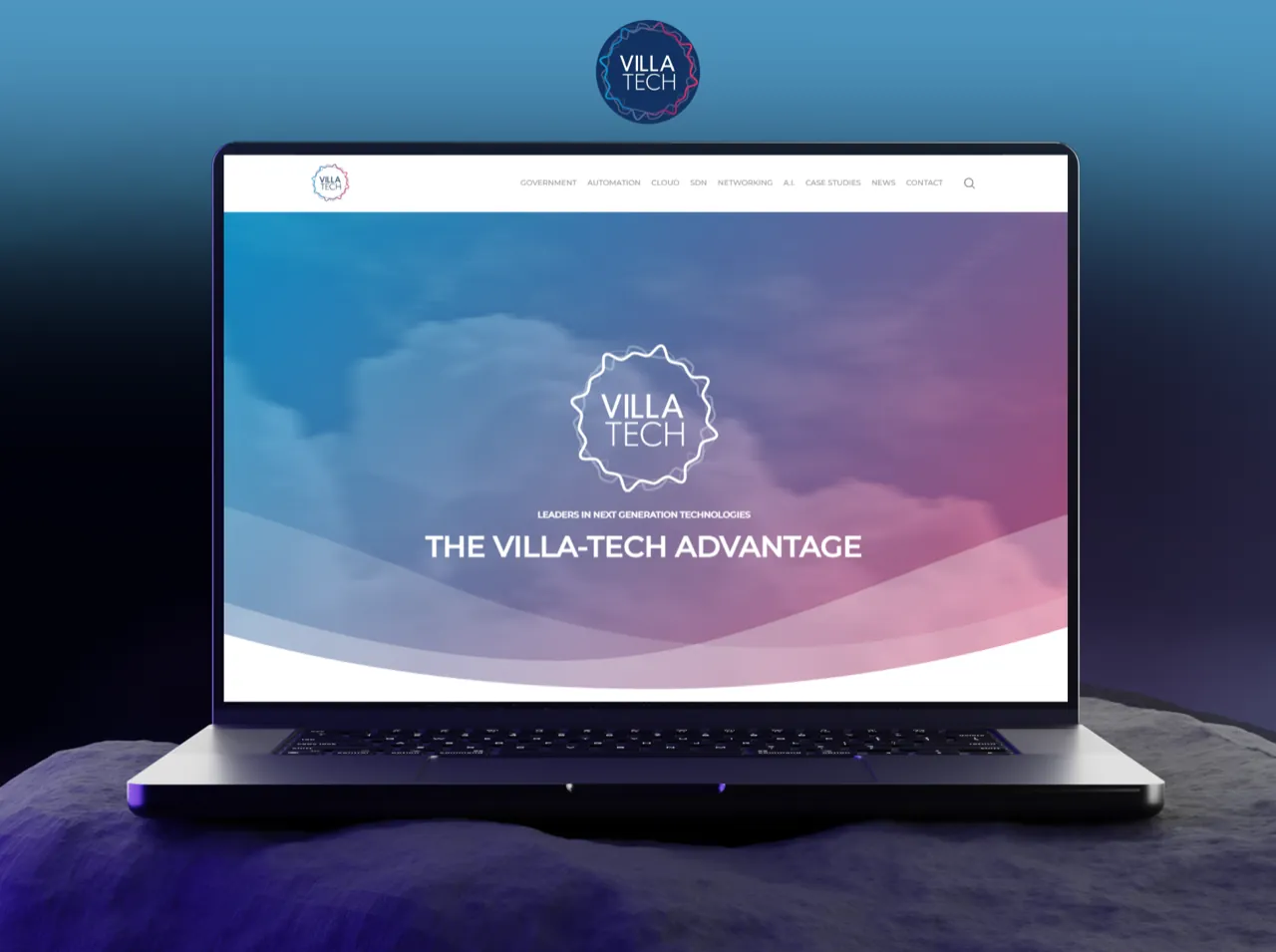 Villa Tech website, a MindWhiz client project